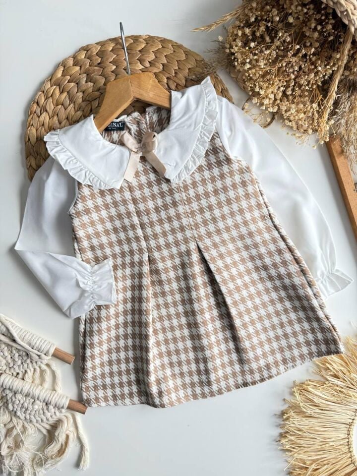 Bebe Yakalı Elbise 3-4 YAŞ