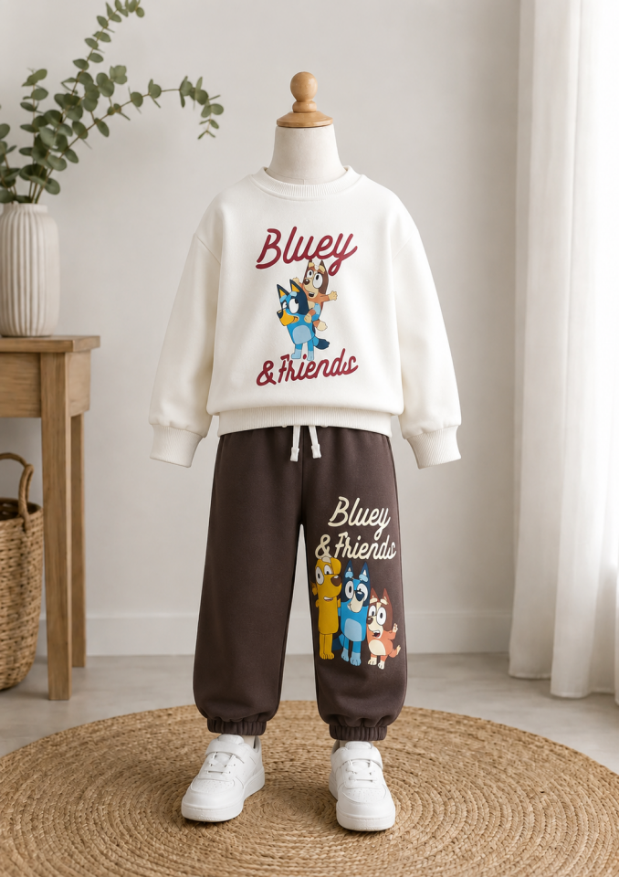 Bluey Baskılı Takım 7-8 YAŞ