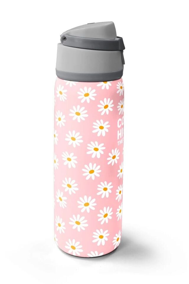 Coral High Papatya Desenli Pipetli ve Direkt İçim Çelik Termos 800 ml 38502 Adet