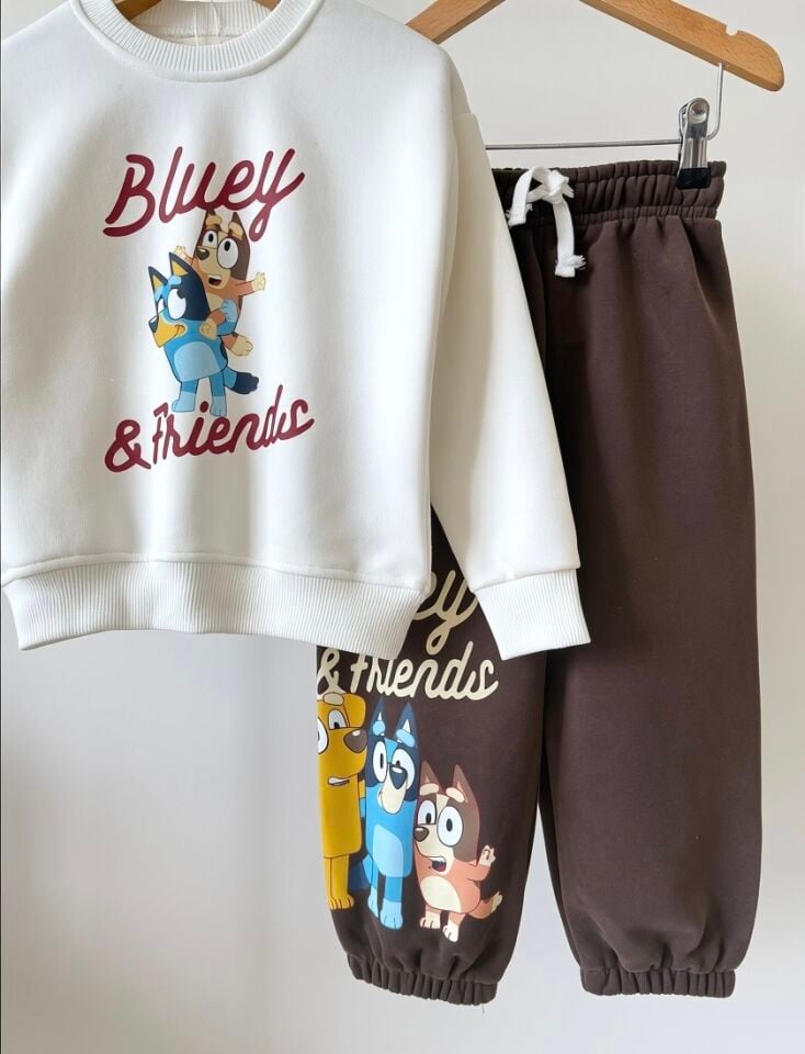 Bluey Baskılı Takım