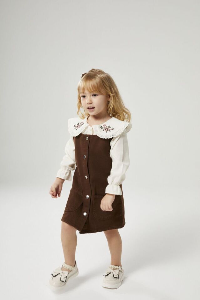 Kahve Gömlekli Jile 7-8 YAŞ