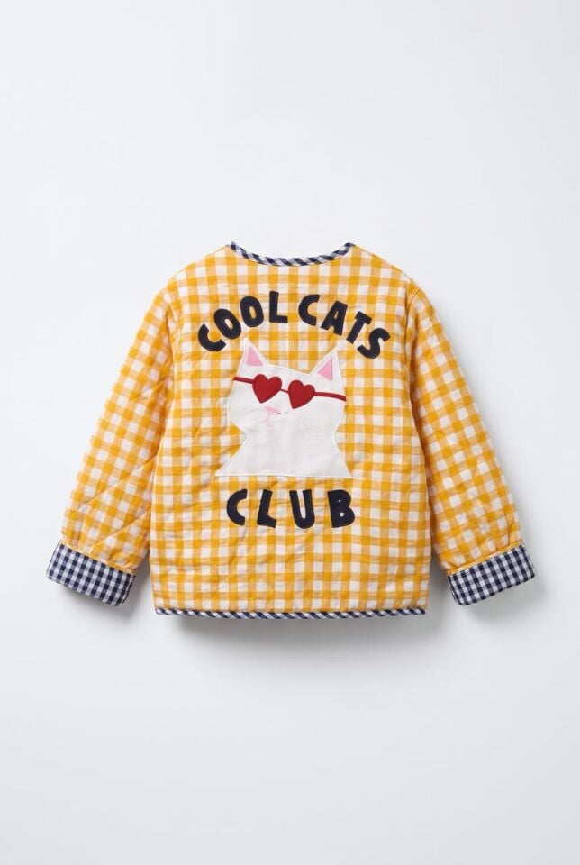 Cool Cats Kareli Ceket 7-8 YAŞ
