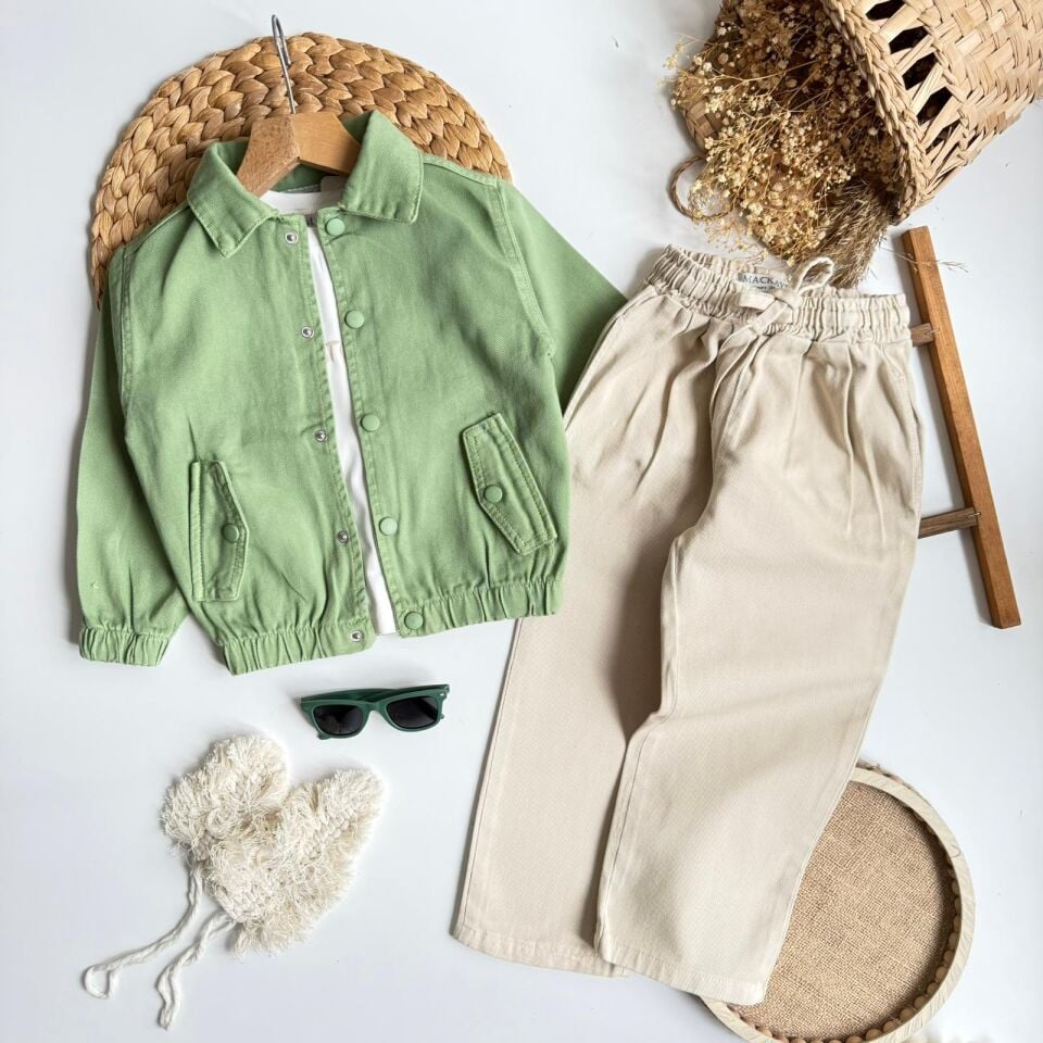 3'lü Özel Premium Seri Yeşil Takım 7-8 YAŞ