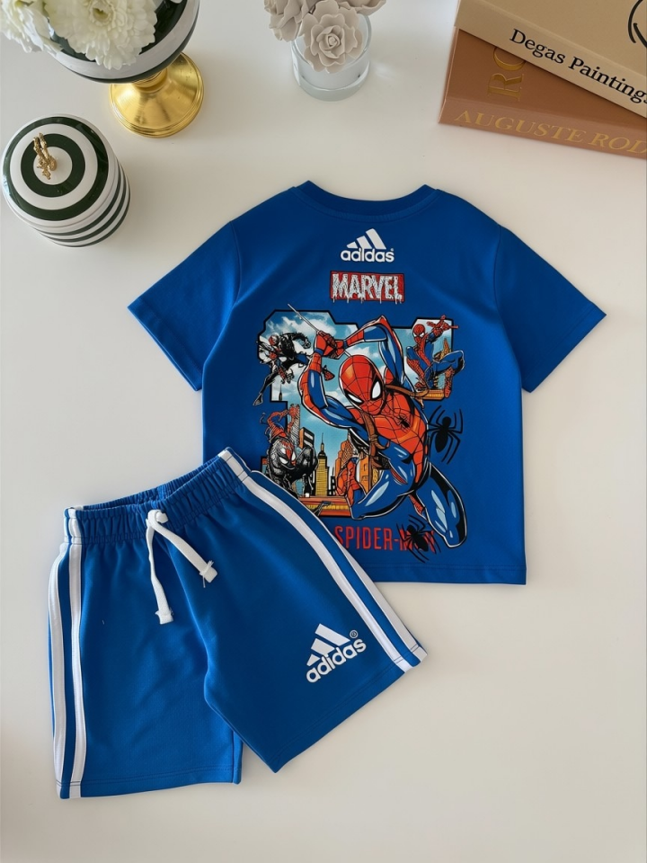 Marvel Baskılı Mavi Takım 7-8 YAŞ