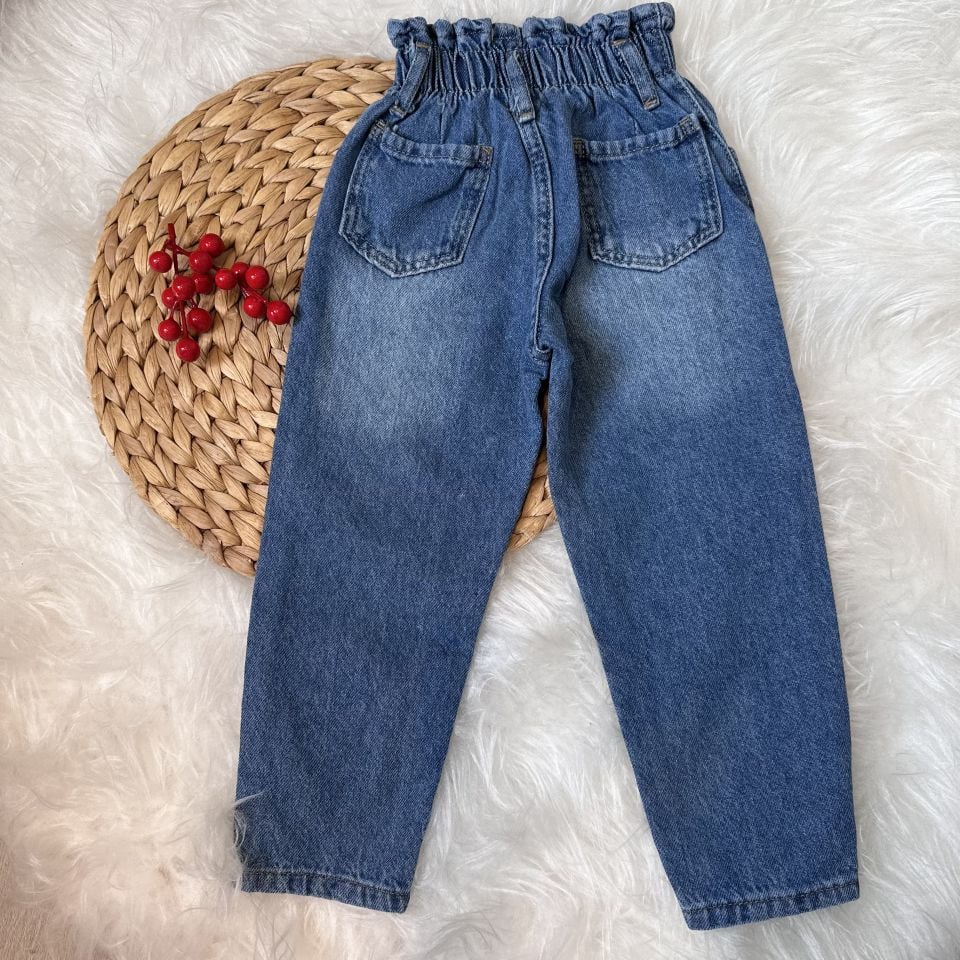 Minnie Baskılı Denim Jean