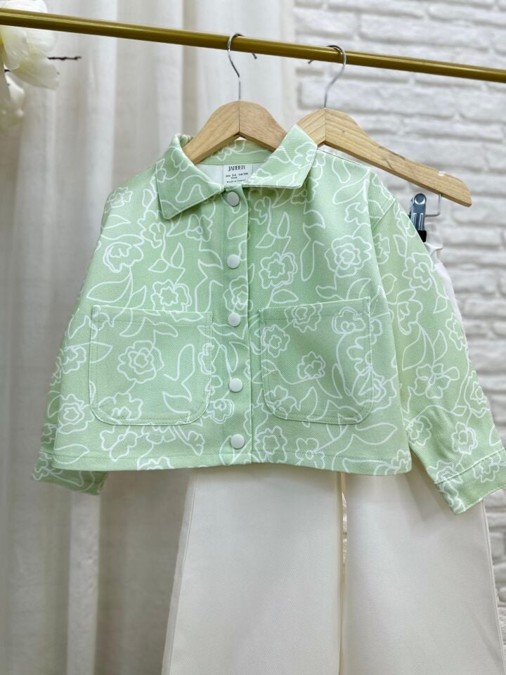 Mint Çicekli Takım 9-10 YAŞ