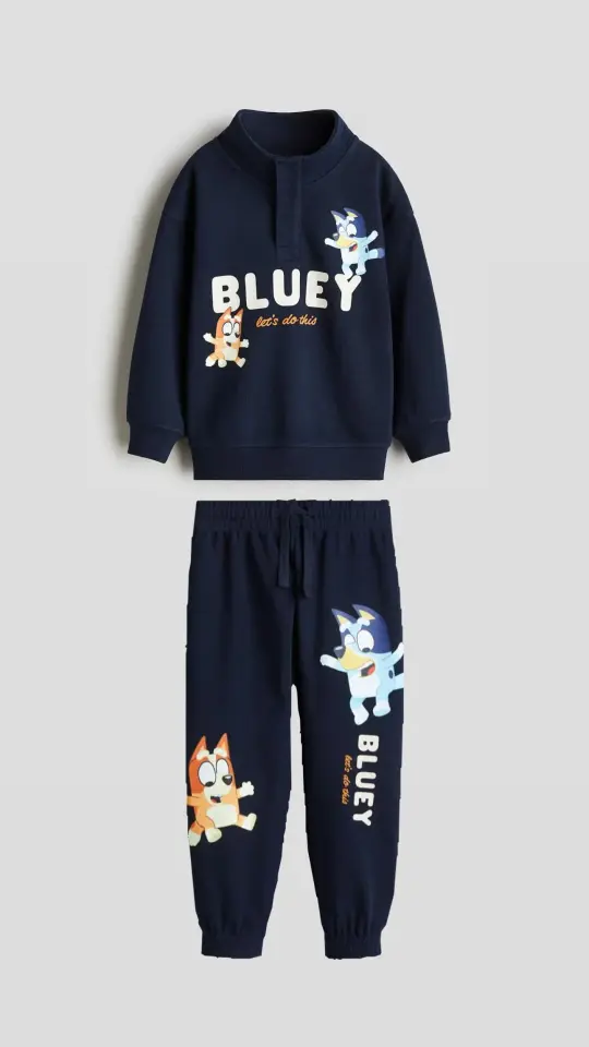 Bluey Baskılı Takım