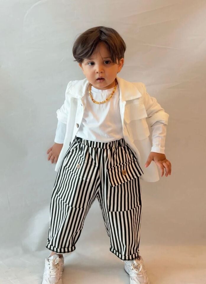 2'li Çizgili Basic Takım (4 Mart Kargo Çıkışı) 5-6 YAŞ