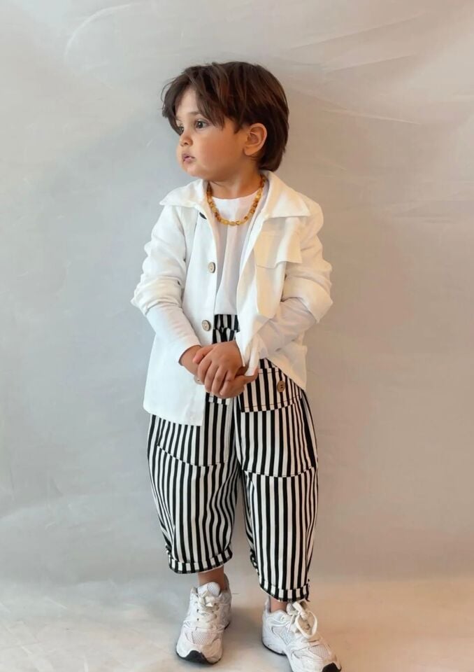 2'li Çizgili Basic Takım (4 Mart Kargo Çıkışı) 5-6 YAŞ