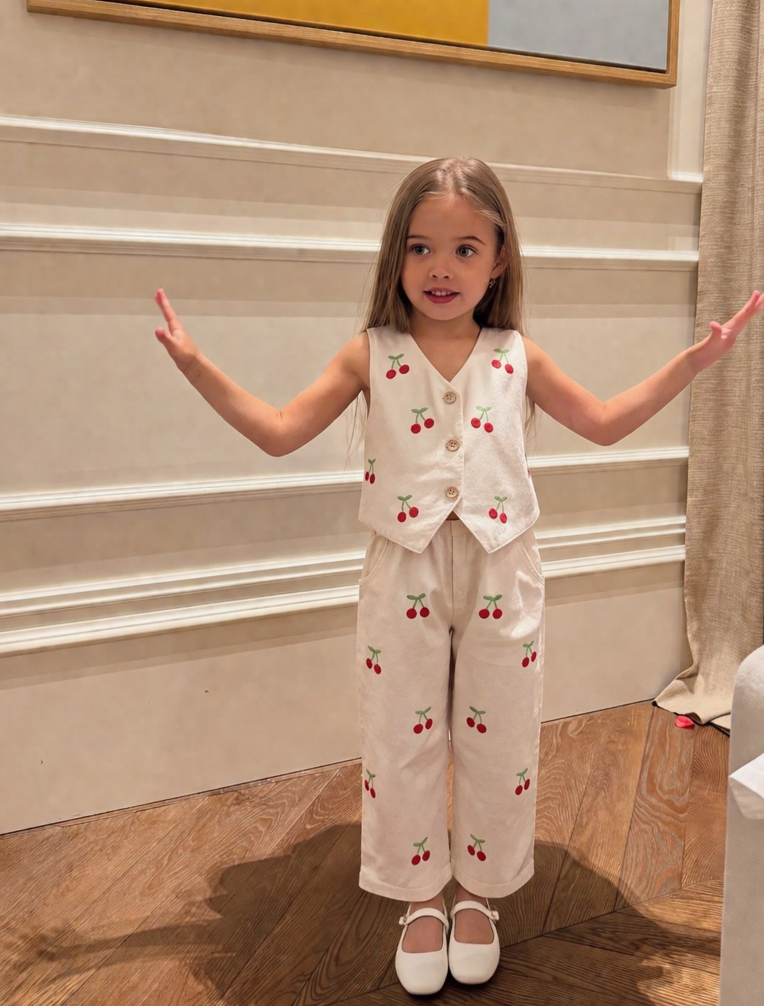 Kirazlı Yelekli Takım 5-6 YAŞ