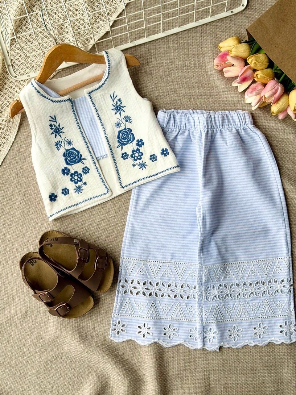 Brode Nakışlı 3'lü Nakışlı Set 5 YAŞ