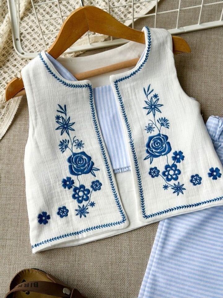 Brode Nakışlı 3'lü Nakışlı Set 5 YAŞ