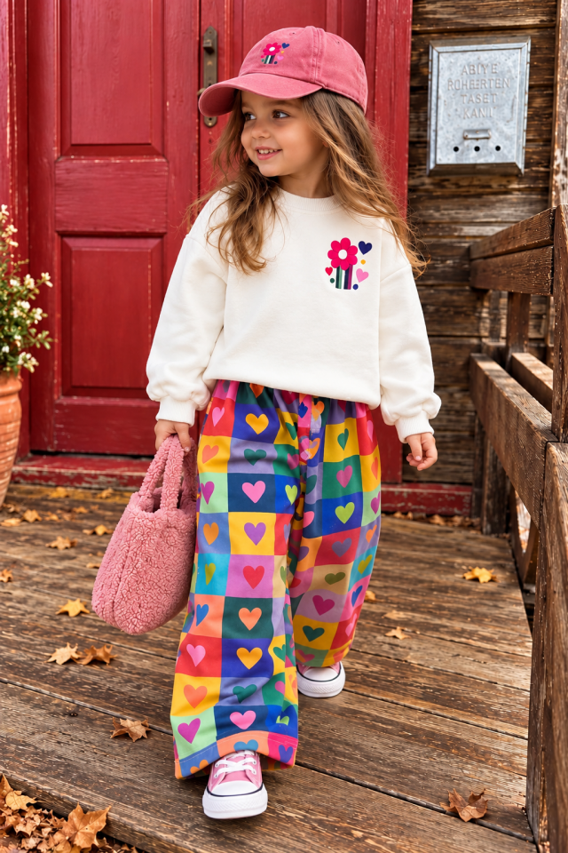 Gabardin Pantolonlu Kalpli Takım 7-8 YAŞ