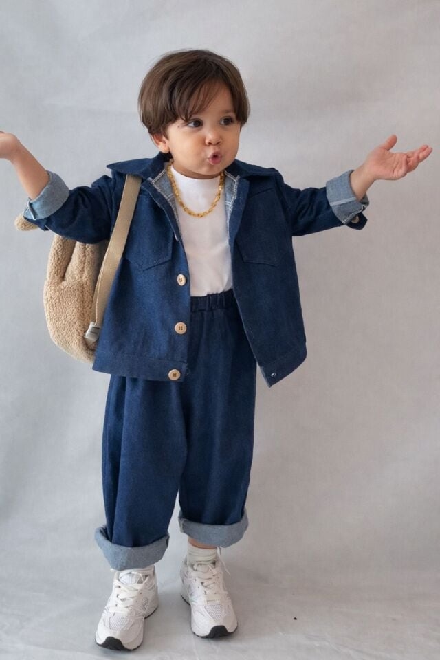 2'li Denım Takım (4 Mart Kargo Çıkışı) 1-2 YAŞ