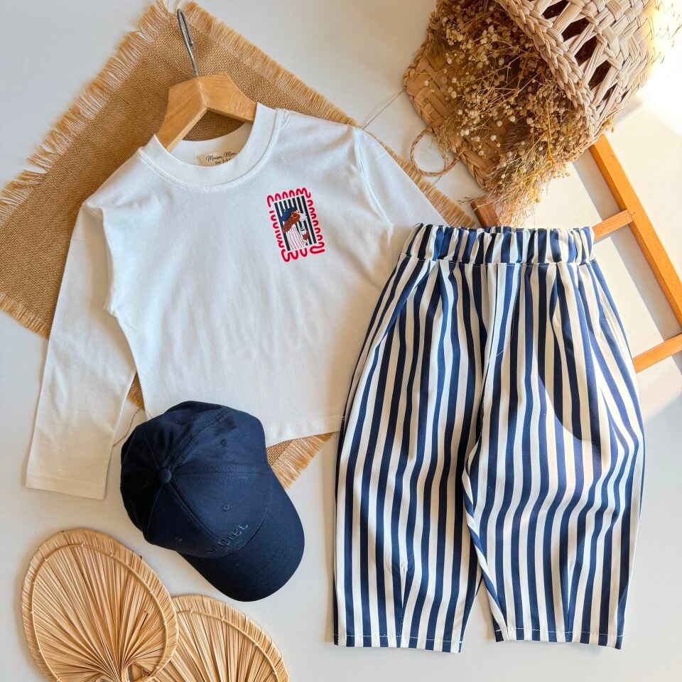 Gabardin Pantolonlu Animal Takım 7-8 YAŞ