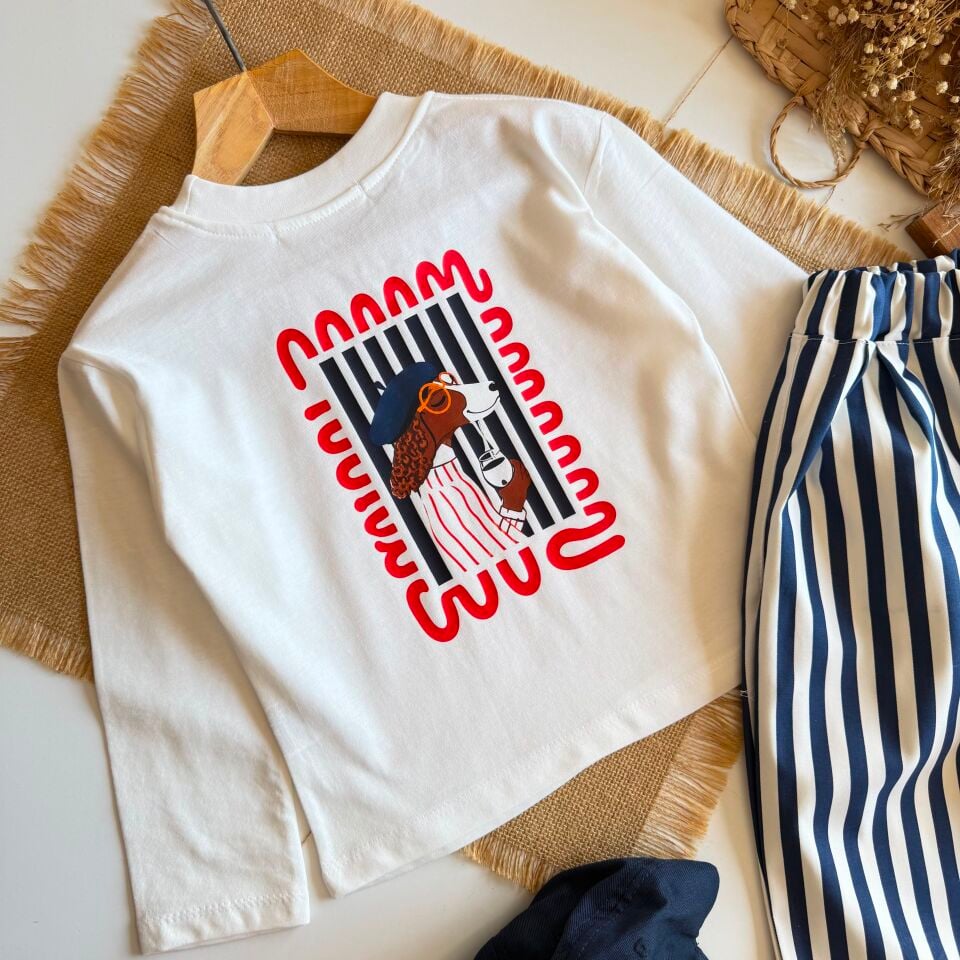 Gabardin Pantolonlu Animal Takım 7-8 YAŞ