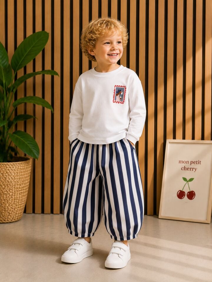 Gabardin Pantolonlu Animal Takım 5-6 YAŞ
