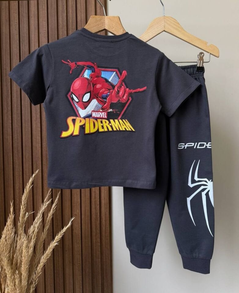 Spiderman Baskılı Takım 3-4 YAŞ
