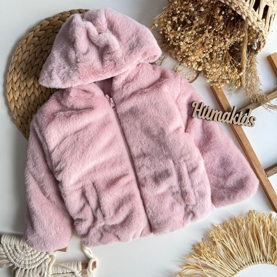 Pembe Kürk Mont 5-6 YAŞ