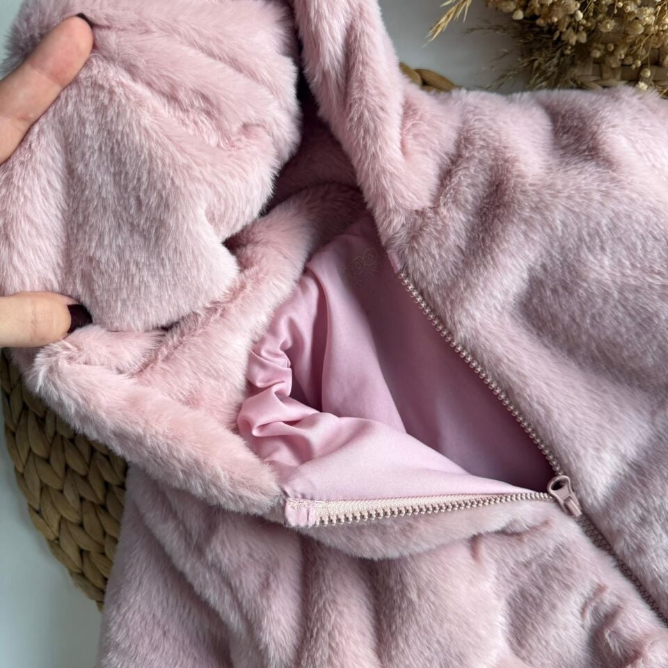 Pembe Kürk Mont 5-6 YAŞ