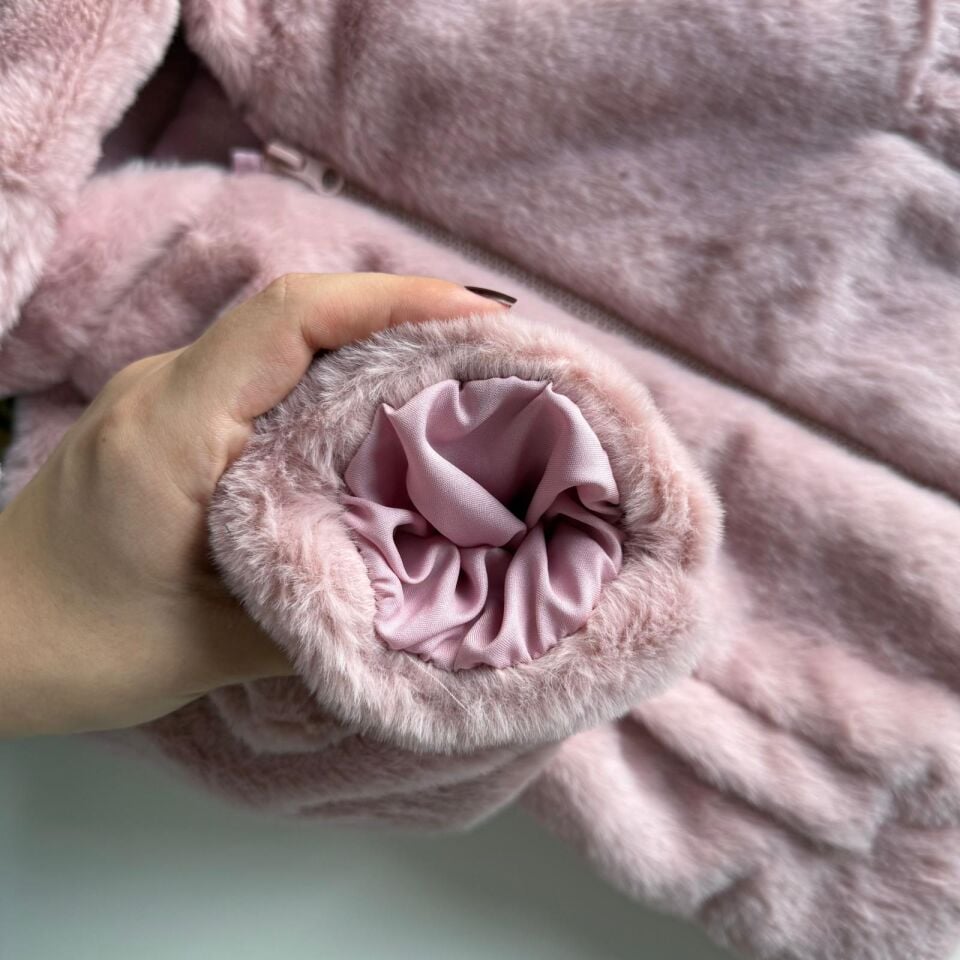 Pembe Kürk Mont 5-6 YAŞ