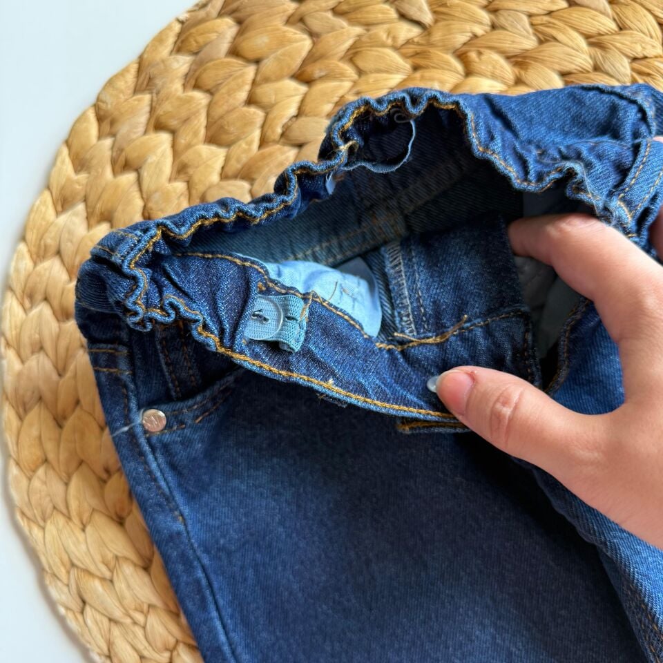 Fiyonk Detaylı Denim Jean 5-6 YAŞ