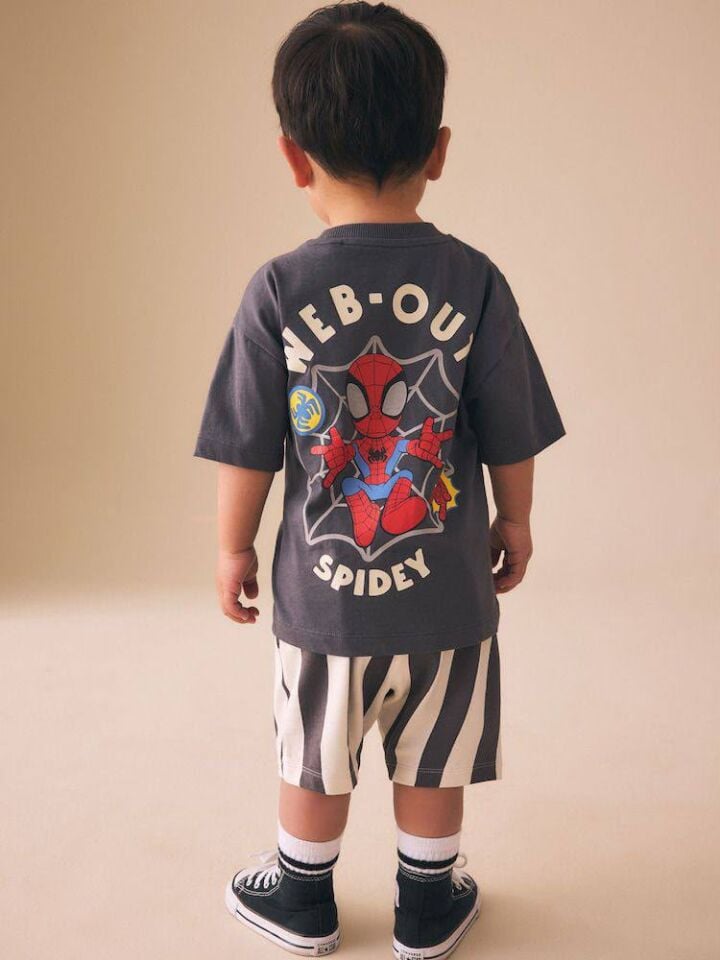 Spiderman Şort Takım 7-8 YAŞ