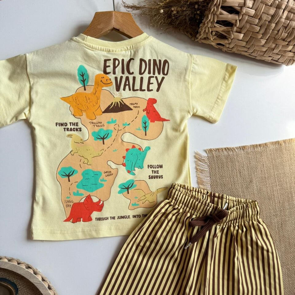 Sarı Çizgili Dino Takım 1-2 YAŞ