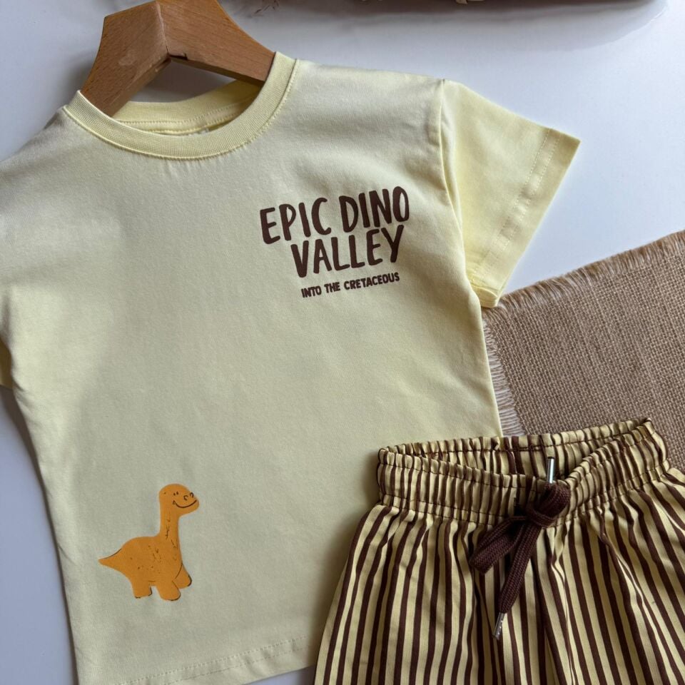 Sarı Çizgili Dino Takım 1-2 YAŞ