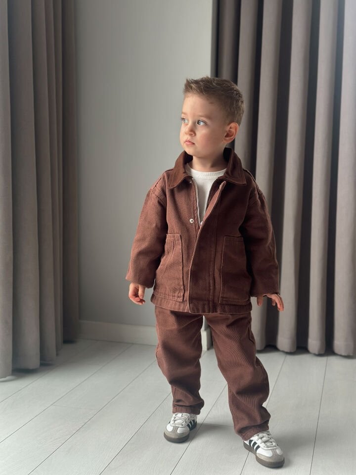 Denim Kahve Takım 9-10 YAŞ