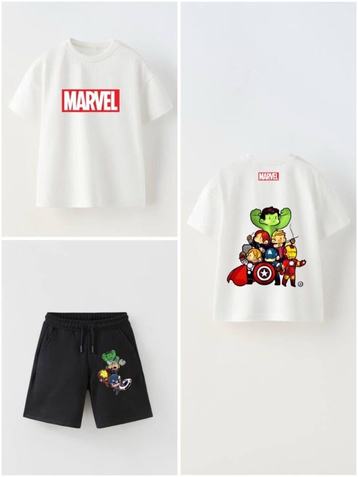Şortlu Marvel Takım