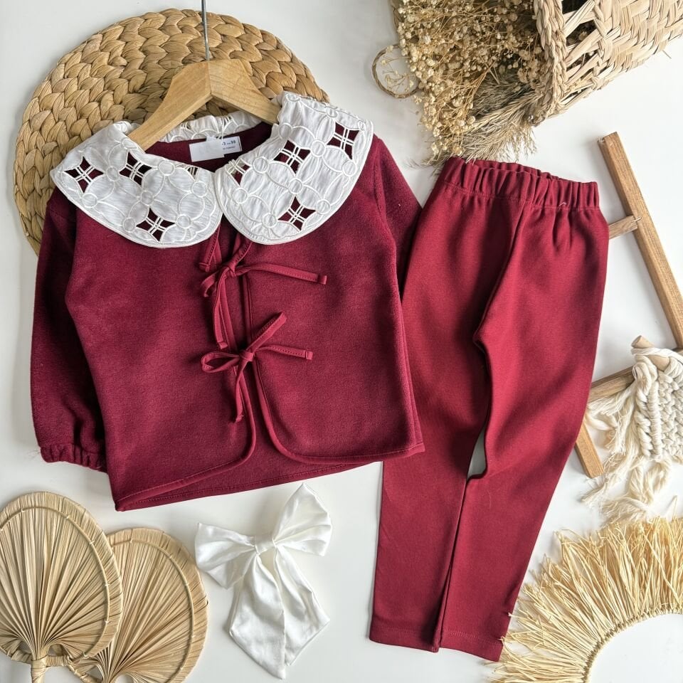 Bordo Polar Takım 5-6 YAŞ