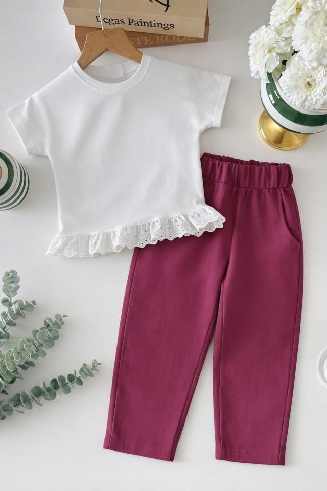 Müslin Pantolonlu Takım 9-10 YAŞ