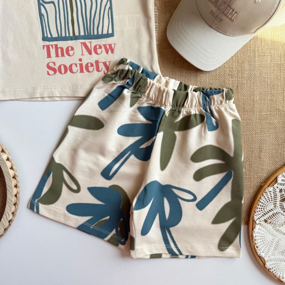 Palmiye Desenli Takım 1-2 YAŞ