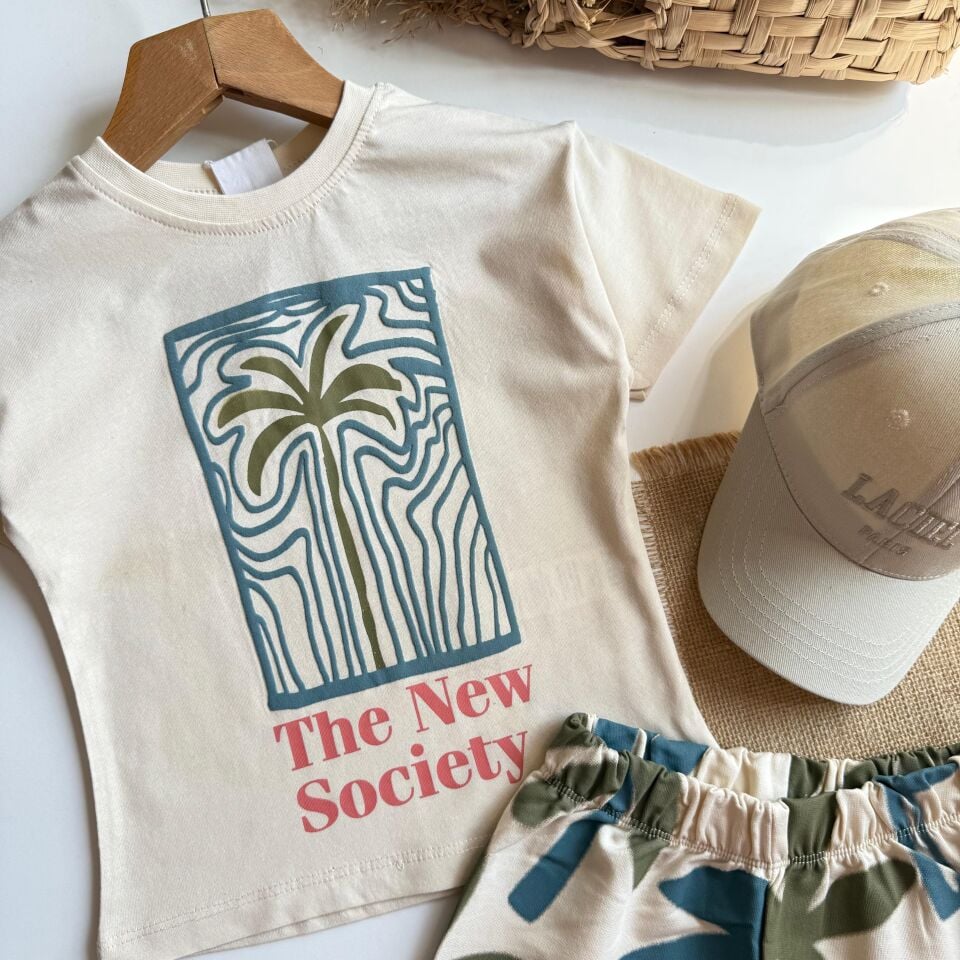 Palmiye Desenli Takım 1-2 YAŞ