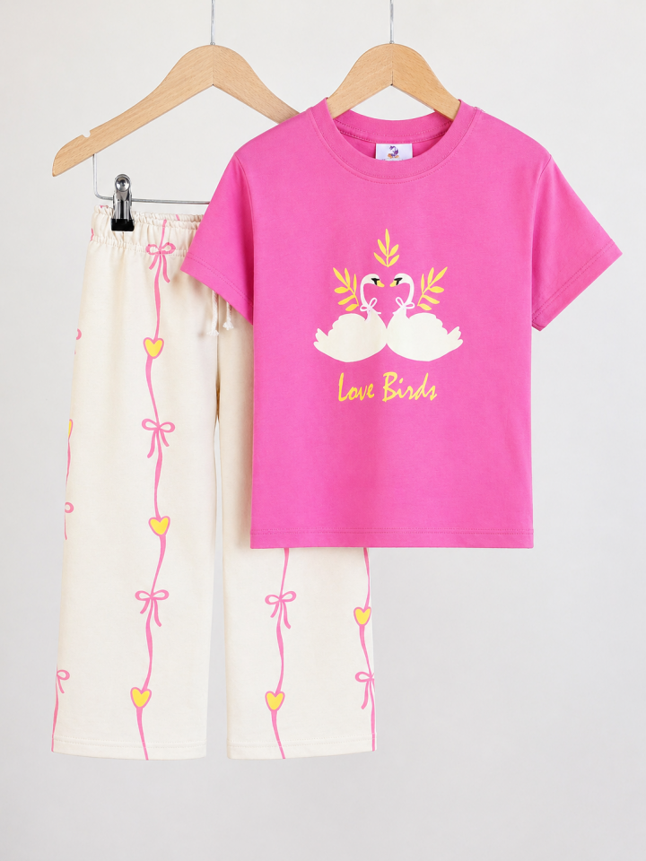 Pembe Baskılı Takım 7-8 YAŞ