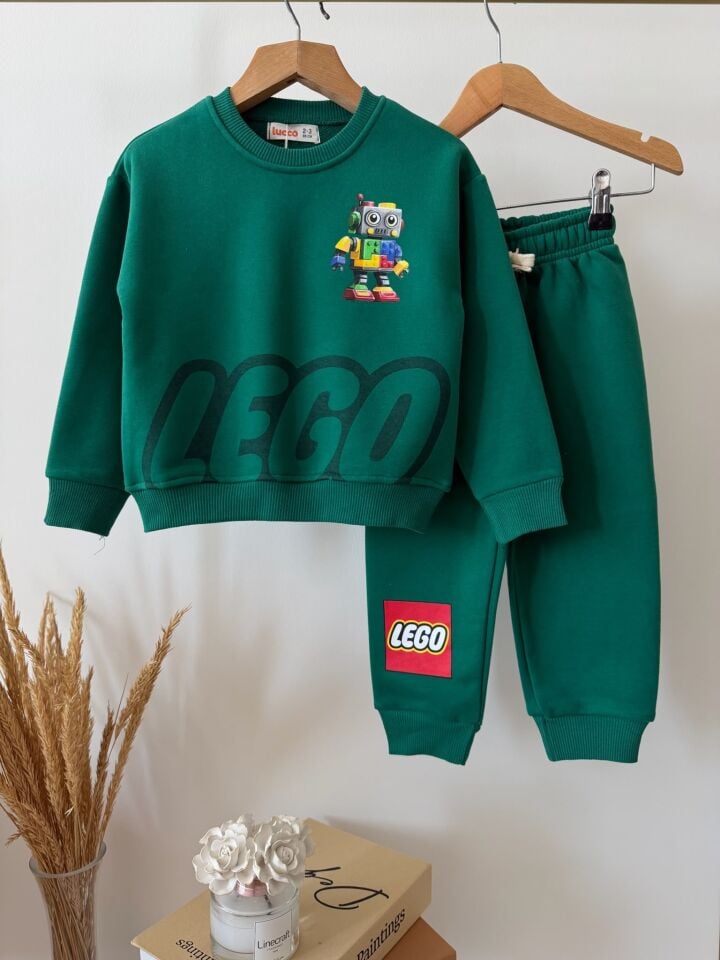 Lego Baskılı Yeşil Takım 7-8 YAŞ