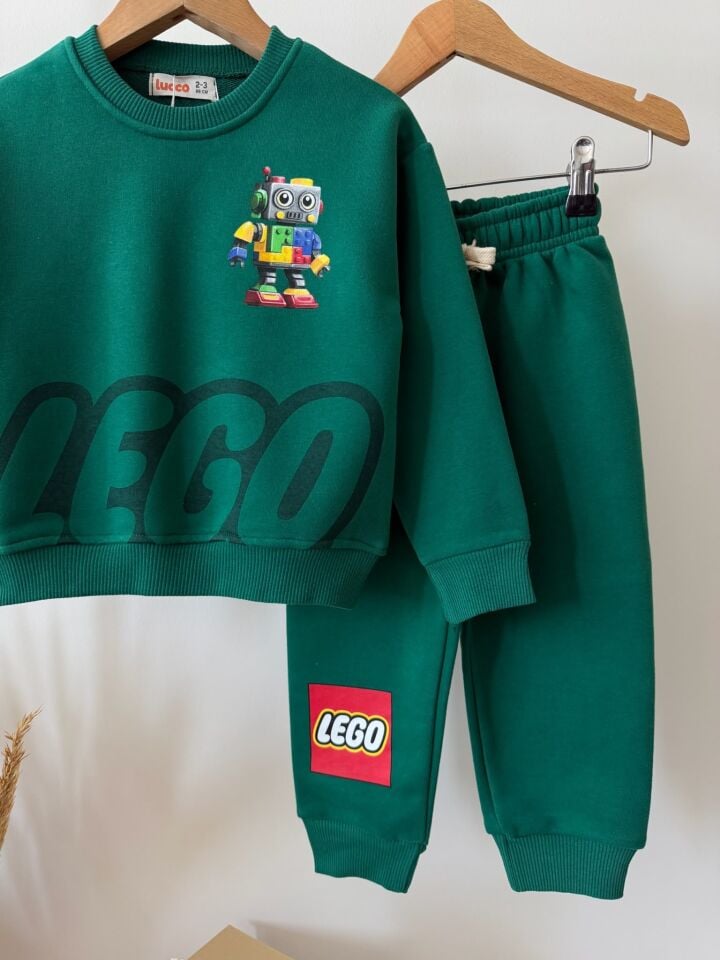 Lego Baskılı Yeşil Takım 7-8 YAŞ
