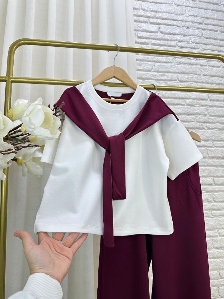 Oysho Kumaş Şal Bağlamalı Takım 12-13 Yaş