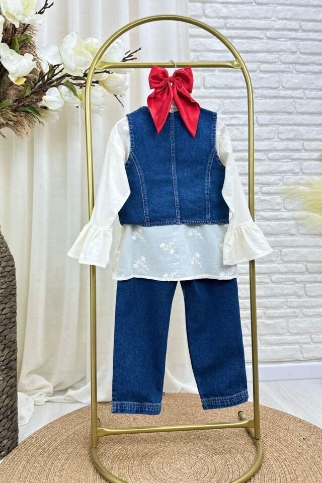 Denim 3'lü Takım 4-5 YAŞ