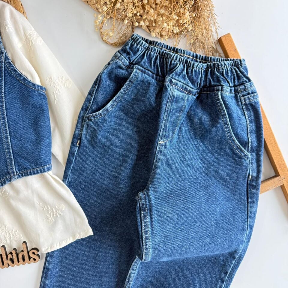 Denim 3'lü Takım 5-6 YAŞ