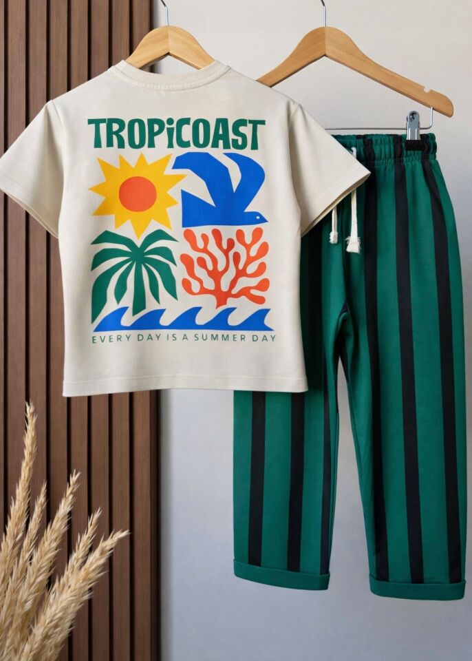 Çizgili Tropic Takım 4-5 YAŞ