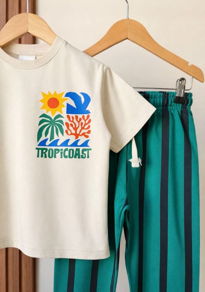 Çizgili Tropic Takım 4-5 YAŞ