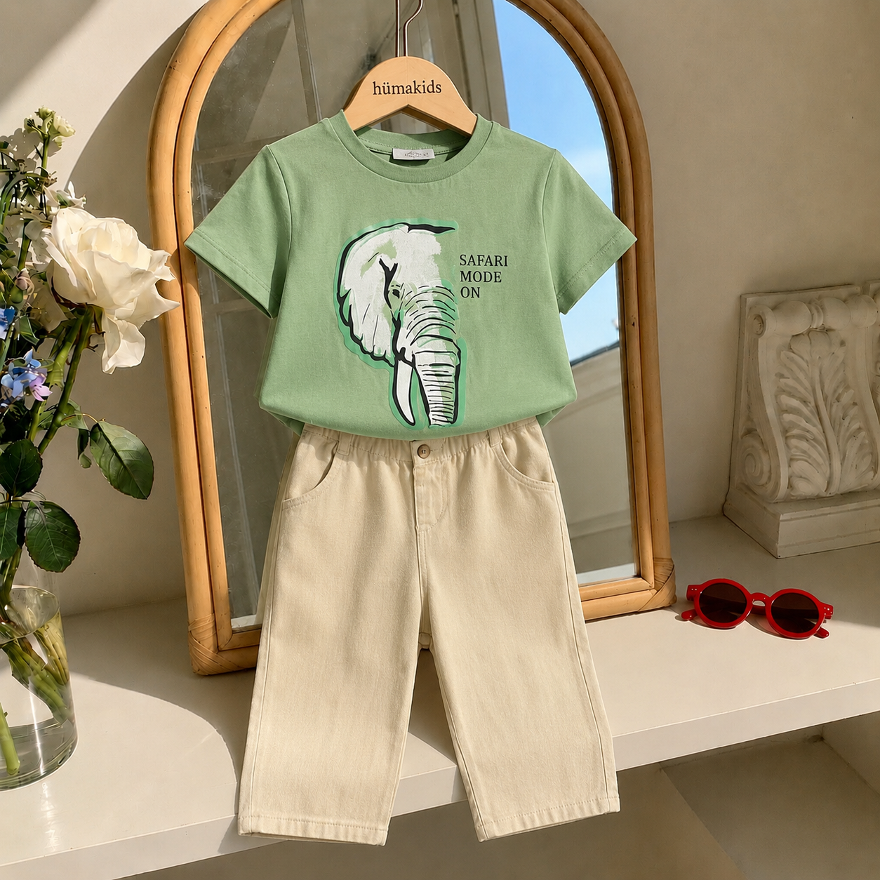 Laciel Paris Animal Baskılı Takım 7-8 YAŞ