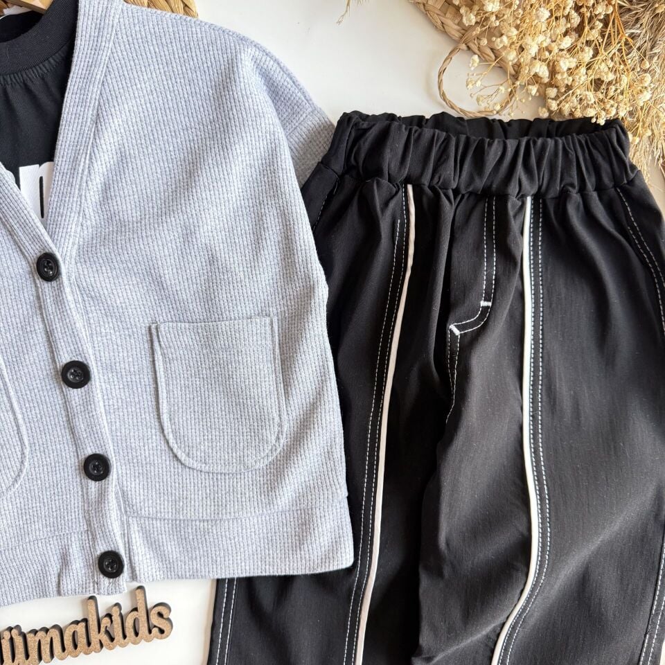 3'Lü Hırkalı Set 11-12 YAŞ