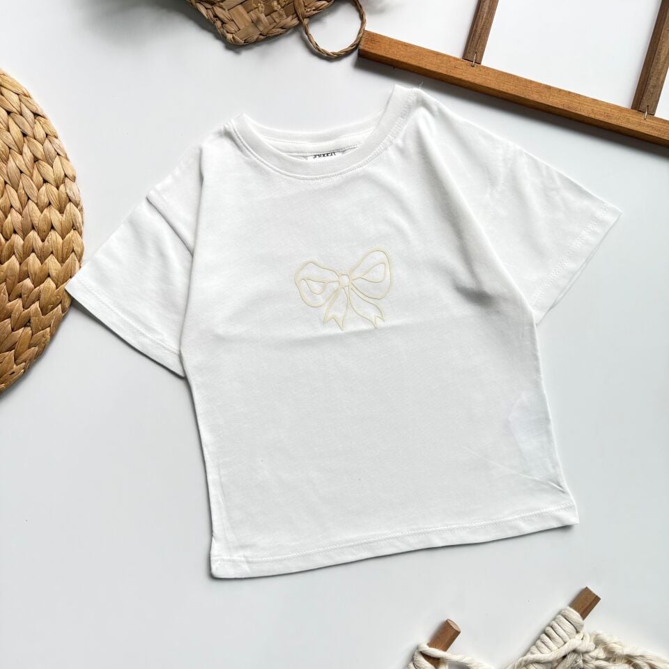 Simli Krem Fiyonklu Takım 7-8 YAŞ