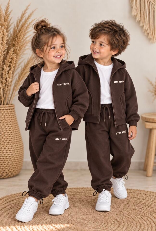 Unisex Fermuarlı Esofman Takım 9-10 YAŞ