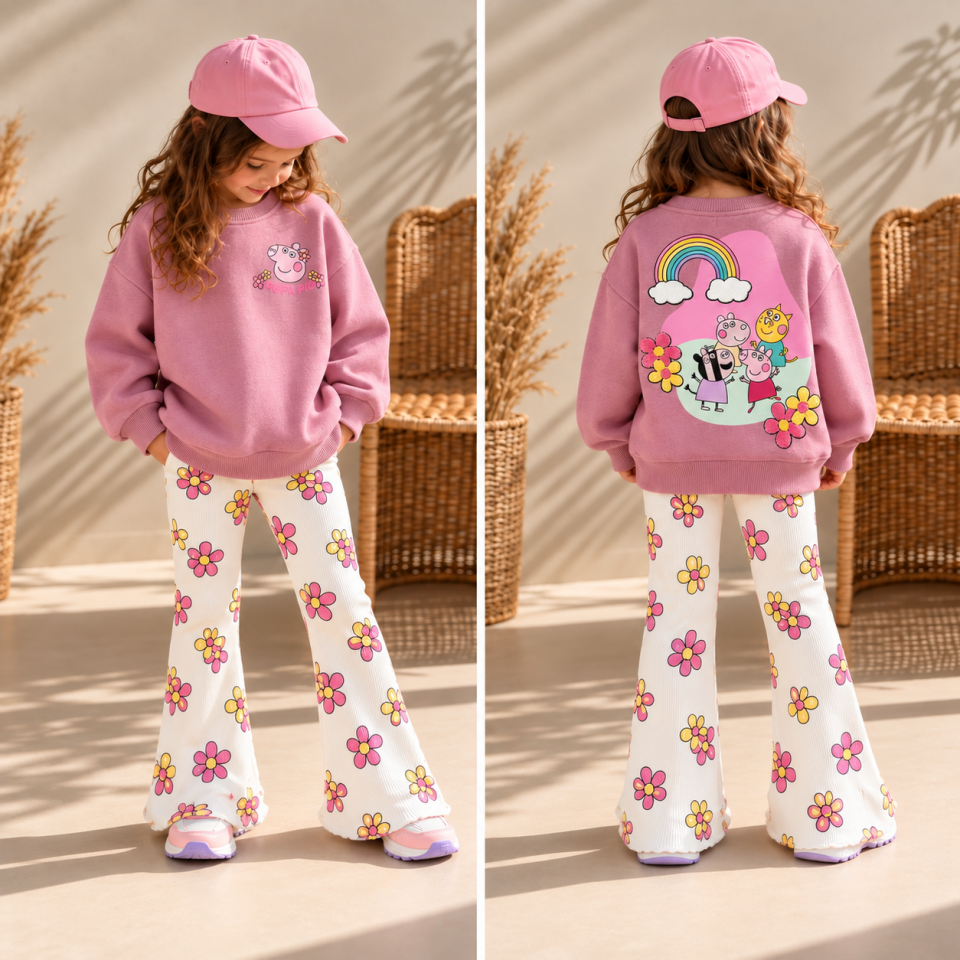 Peppa  Baskılı Takım 7-8 YAŞ