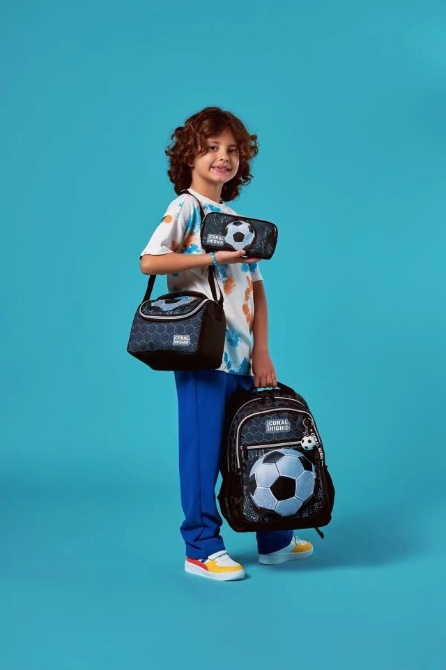 Coral High Kids Futbol Desenli 3’lü Okul Çanta Seti SET0123653 Adet