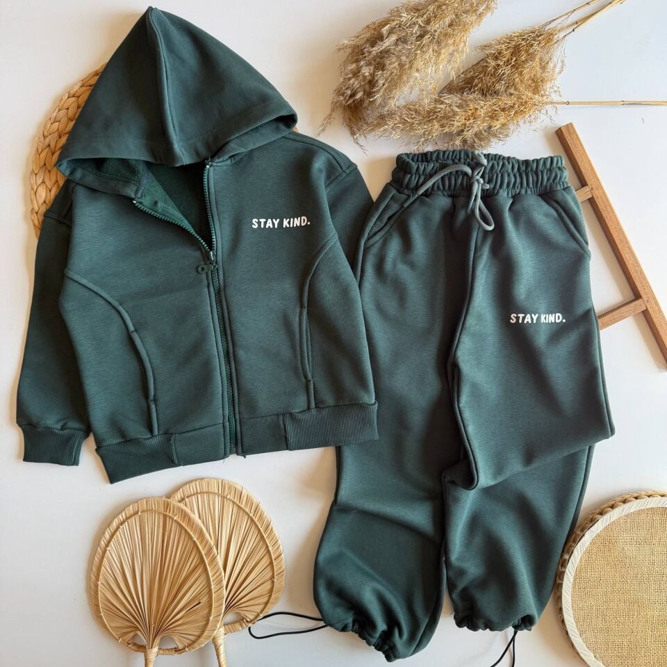 Unisex Fermuarlı Esofman Takım 9-10 YAŞ